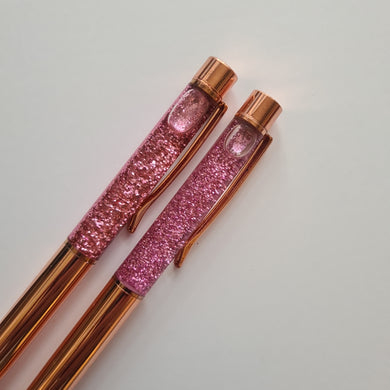 Rose Gold Glitter Pens