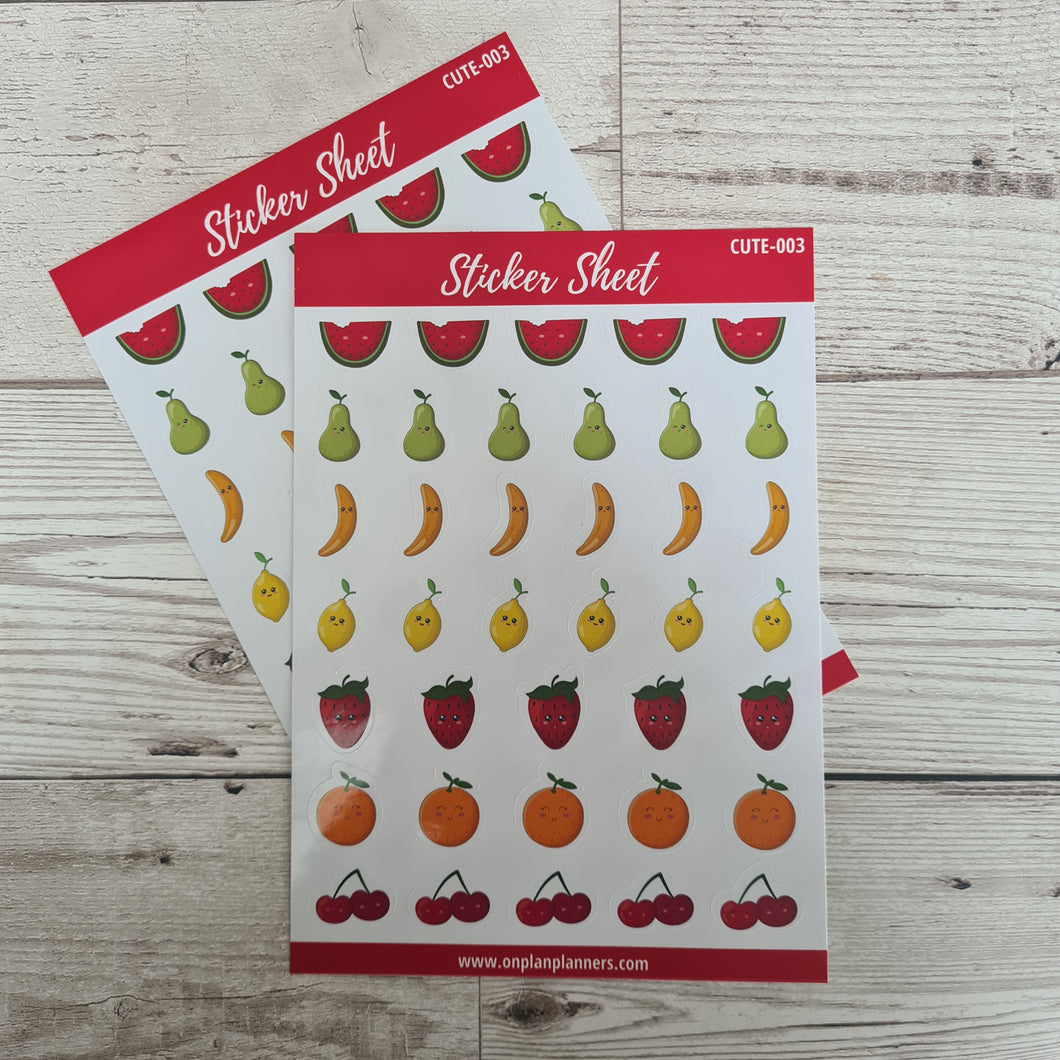 Fruit Stickers - CUT 003