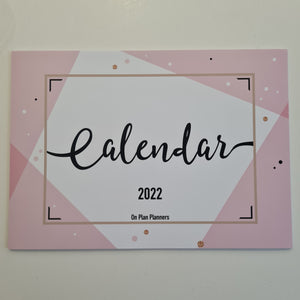 On Plan 2022 Calendar