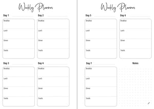 Make Yourself a Priority 8 and 12 Week Food Diary