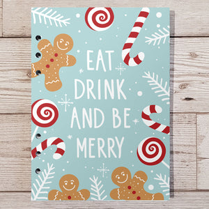 Eat Drink and be Merry 8 and 12 Week Organiser Refill