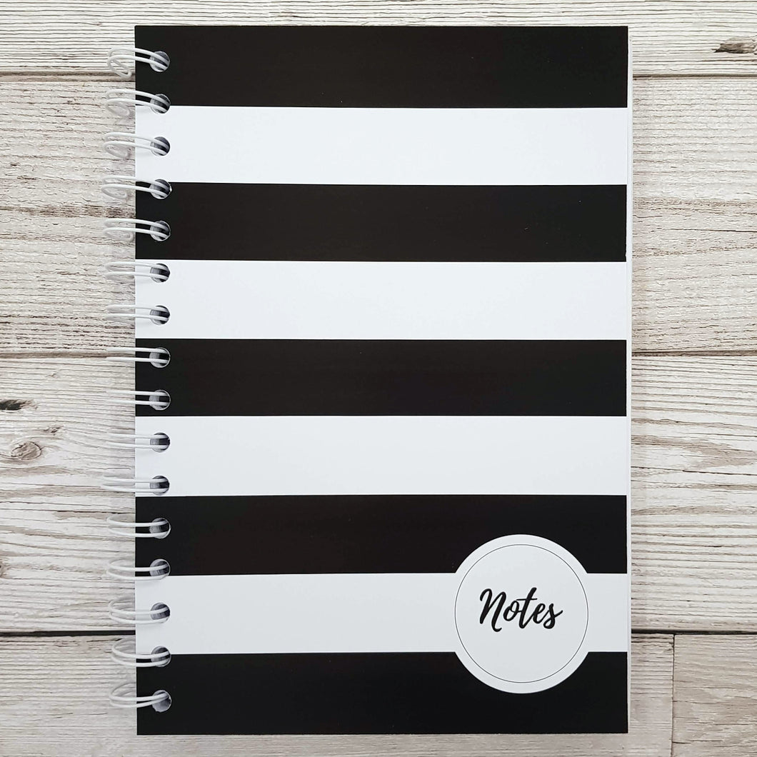 Black Stripe Note and To-do Pad