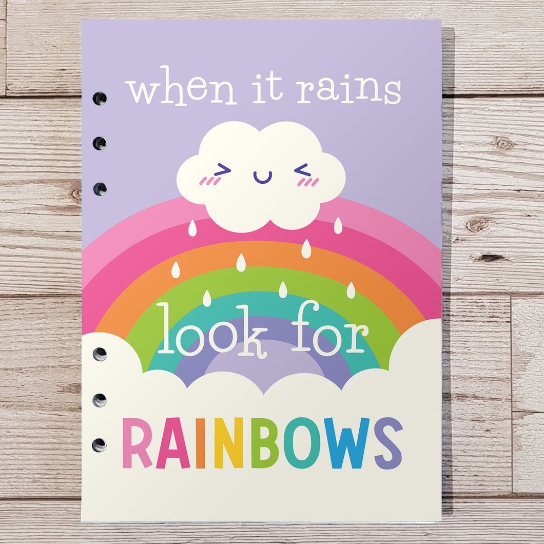 Look for rainbows 12 Week Food and Daily Life Diary Refills