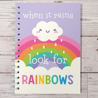 Look for rainbows Kawaii 8 and 12 Week Food Diary