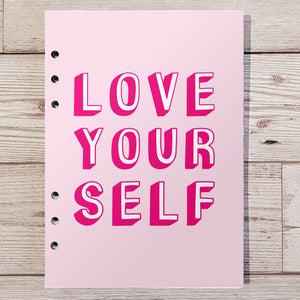 Love Yourself 8 and 12 Week Organiser Refill
