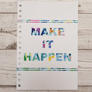 Make it Happen 12 Week Food and Daily Life Diary