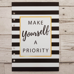Make Yourself a Priority 12 Week Food and Daily Life Diary Refills