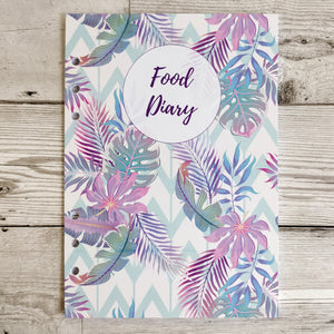 Pastel Tropical 12 Week Food and Daily Life Diary Refills