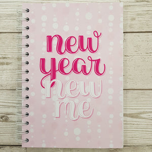 Pink New Year New Me 8 and 12 Week Food Diary