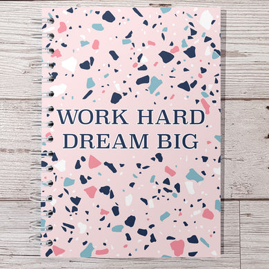 Work hard dream big 8 and 12 Week Food Diary