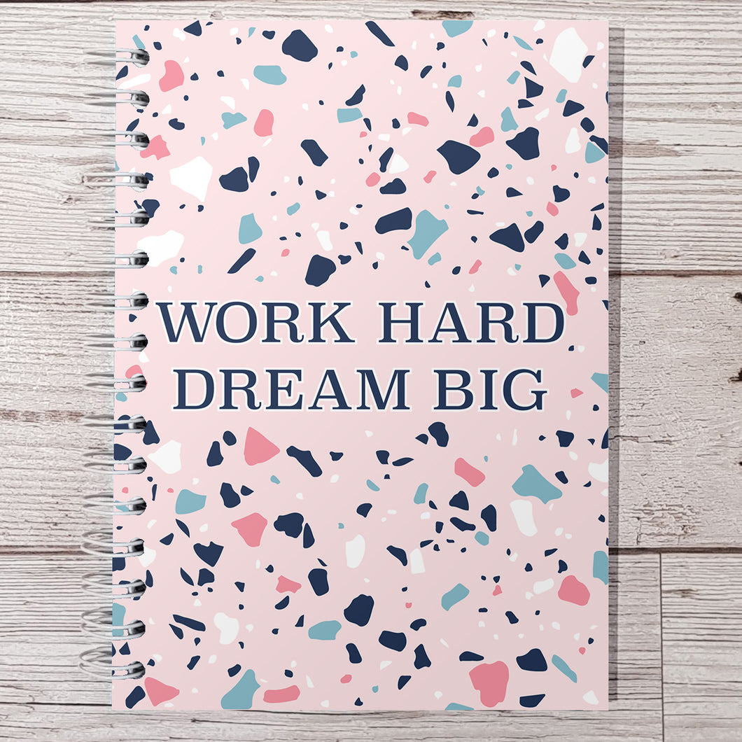 Work hard dream big 12 Week Food and Daily Life Diary